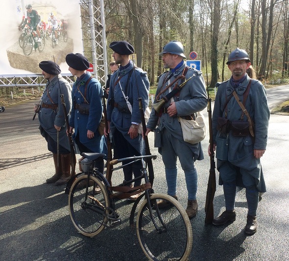 Pliante Peugeot, le vélo des bataillons cycliste de la 1ere guerre