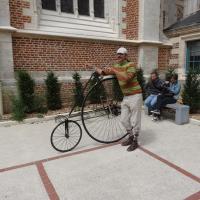 démonstration du Star Bicycle à la bibliothèque de St Omer