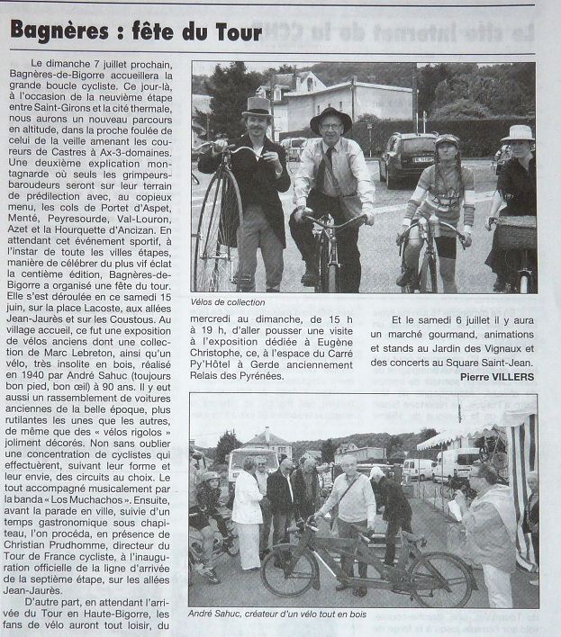 Presse la montagne des hautes pyrenees 27 juin 2013 pyrenees